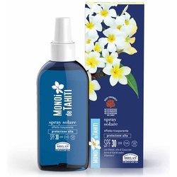 Helan Monoi De Tahiti - Spray Solare Effetto Trasparente SPF30, 150Ml
