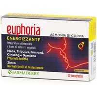 Farmaderbe Euphoria Integratore Alimentare Energizzante, 30 Compresse