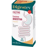 Erba Vita EV Gastrointestinale - Digest-EV Enzyme Integratore, 30 Compresse