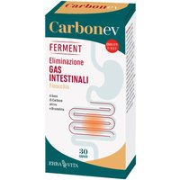 Erba Vita EV Gastrointestinale - Carbon EV Ferment Integratore, 30 Capsule