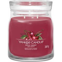 Yankee Candle Black Cherry - Candela Profumata Signature Media, 368g