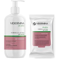 Vidermina Clx Attiva - Detergente Intimo 500ml + 15 Salviette Intime