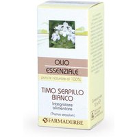 Farmaderbe Timo Bianco Olio Essenziale Integratore Alimentare, 10ml