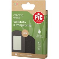 Pic Green - Cerotto Vellutato e Traspirante Garza con Aloe Vera, 5 cerotti XL