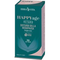 Erba Vita HAPPYage Retard Integratore per la Menopausa, 30 Compresse