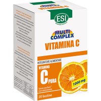 Esi Multicomplex - Vitamina C pura 1000mg Integratore Alimentare, 20 bustine