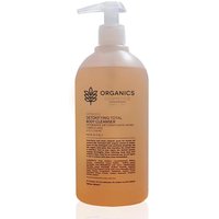 Organics Detoxifying Total Body Cleanser Detergente Intimo Viso e Corpo, 500ml