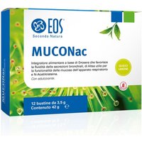 EOS MUCONac Integratore Alimentare Apparato Respiratorio, 12 bustine