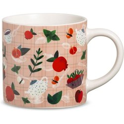 Neavita Happy Fruits - Mug Tazza In Ceramica Rosa Neavita Happy Fruits - Mug Tazza In Ceramica Rosa