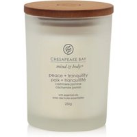 Yankee Candle Peace & Tranquility - Candela Cashmere e Gelsomino Media, 250g