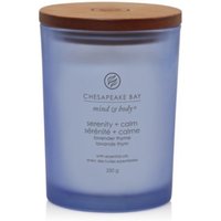 Yankee Candle Serenity & Calm - Candela Profumata Lavanda e Timo Media, 250g