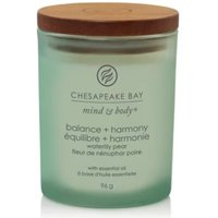 Yankee Candle Balance & Harmony - Candela Profumata Ninfea e Pera Piccola, 96g