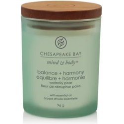 Yankee Candle Balance & Harmony - Candela Profumata Ninfea E Pera Piccola, 96G