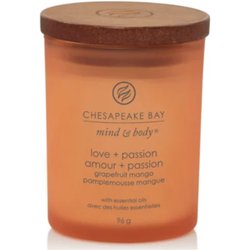 Yankee Candle Love & Passion - Candela Profumata Pompelmo E Mango Piccola, 96G