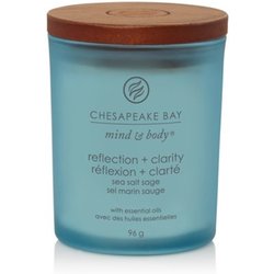 Yankee Candle Reflection & Clarity - Candela Sale Marino E Salvia Piccola, 96G