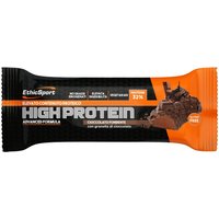 EthicSport High Protein Barretta Proteica Gusto Cioccolato Fondente, 45g