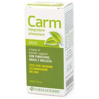 Farmaderbe Carm Gocce Integratore Alimentare per l'Intestino, 50ml