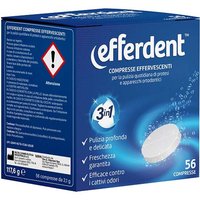 Incos Efferdent Pulizia Protesi e Apparecchi, 56 Compresse Effervescenti