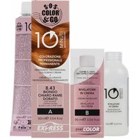 SOS Color & Go Colorazione Permanente 10 Minuti 8.43 Biondo Chiaro Rame Dorato