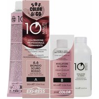 SOS Color & Go Set Colorazione Permanente in 10 Minuti 6.6 Biondo Scuro Rosso