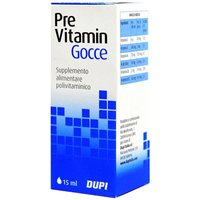 Dupi Pre Vitamin Gocce Supplemento Alimentare Polivitaminico, 15ml