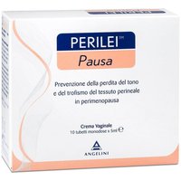 Angelini Perilei Pausa - Perilei pausa crema vaginale, 10 tubetti monodose da 5 ml