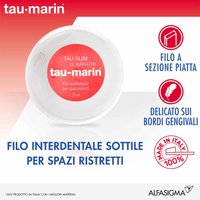 Tau-marin Tau Slim Filo Interdentale per Spazi Ristretti da 25 Metri, 1 pezzo