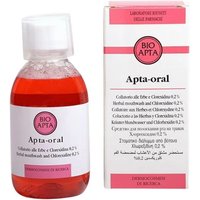 Bioapta Oral Rosso - Collutorio alle erbe con clorexidina 0,2% e ratania, 200 ml