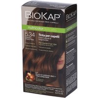Bios Line BioKap 5.34 castano chiaro miele - La tinta nutricolor delicato e coprente, 140 ml