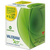 F&F Valeriana Act 125 mg - Integratore rilassamento e benessere mentale, 60 compresse