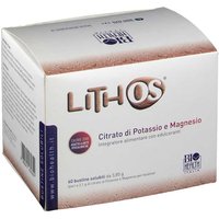 Biohealth Lithos - integratore magnesio e potassio, 60 bustine da 3,85 g