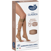 Sauber Gambaletto 70 den - Gambaletto Desa Pharma punta aperta per il microcircolo, taglia 3 beige