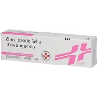 Sella Zinco Ossido 10% - Unguento protettivo zinco ossido per le irritazioni cutanee, 30 g