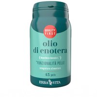 Erba Vita Monoplanta - Olio di Enotera Integratore Funzionalità Pelle, 45 Perle