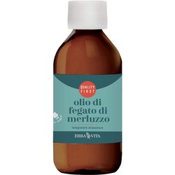 Erba Vita Oli Alimentari - Olio Di Fegato Merluzzo Integratore, 100Ml