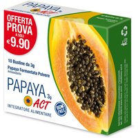Linea Act Papaya Act Fermentata Integratore Alimentare, 10 Bustine