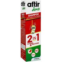 Aftir Duo Shampoo 2 in 1 Anti-Pidocchi e Lendini con Pettinino, 100ml