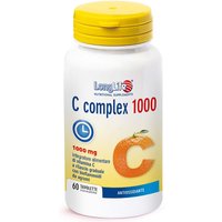 LongLife C Complex 1000 Integratore Vitamina C Rilascio Graduale, 60 Tavolette