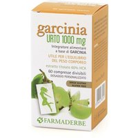 Farmaderbe Garcinia - Urto 1000mg Integratore Alimentare, 60 Compresse