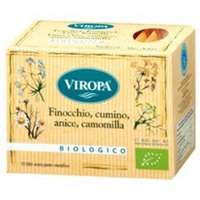 Viropa Finocchio Cumino Anice Camomilla Tisana Biologica 15 Filtri