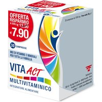 Linea Act Vita Act - Integratore Alimentare Multivitaminico, 30 compresse