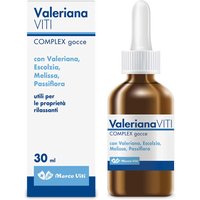 Marco Viti Valeriana Viti Complex Gocce Integratore 30 ml