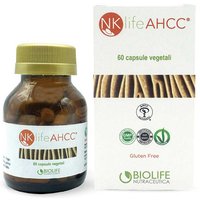 Biolife Internazionale NkLife AHCC Integratore Alimentare 60 Capsule Vegetali