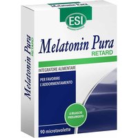 ESI Melatonin Pura - Integratore Retard a Rilascio Graduale, 90 Microtavolette