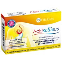 Fitobios Acid Sollievo Integratore Alimentare 20Compresse Masticabili