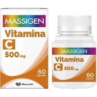 Massigen Dailyvit+ C Viti Integratore di Vitamina C 500mg, 60 Capsule