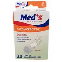 Med's Farmacerotto - Cerotto Strips Tnt Delicato Tnt Medio, 20 Pezzi