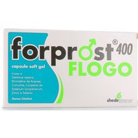 Shedir Pharma Forprost 400 Flogo - Integratore prostata Shedir Pharma per l'uomo, 15 capsule softgel