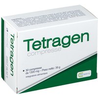 Tetragen compresse Rnebiofarma - Integratore alimentare anticaduta per capelli, 30 compresse
