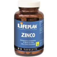 Lifeplan Zinco Integratore Alimentare, 90 tavolette